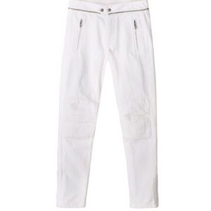 H&M ISABEL MARANT White Mens Moto Jeans